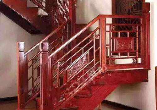 怀柔中式风格家居装修楼梯定制效果图