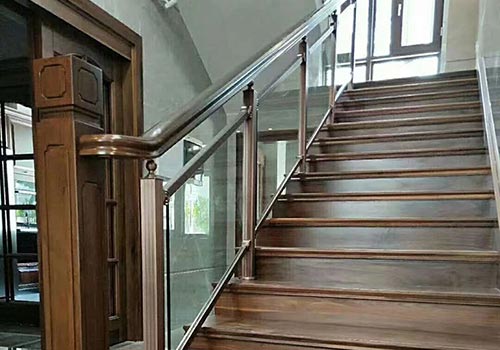 怀柔中式风格别墅最新实木楼梯扶手图片