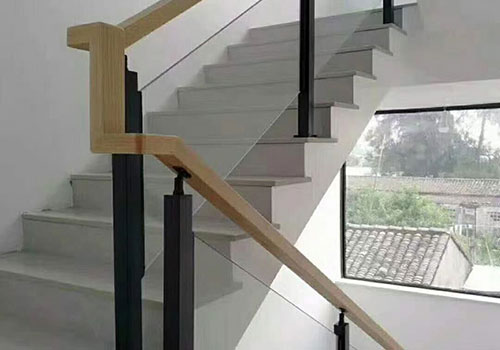 怀柔农村自建别墅现代简约风格楼梯扶手设计装修效果图